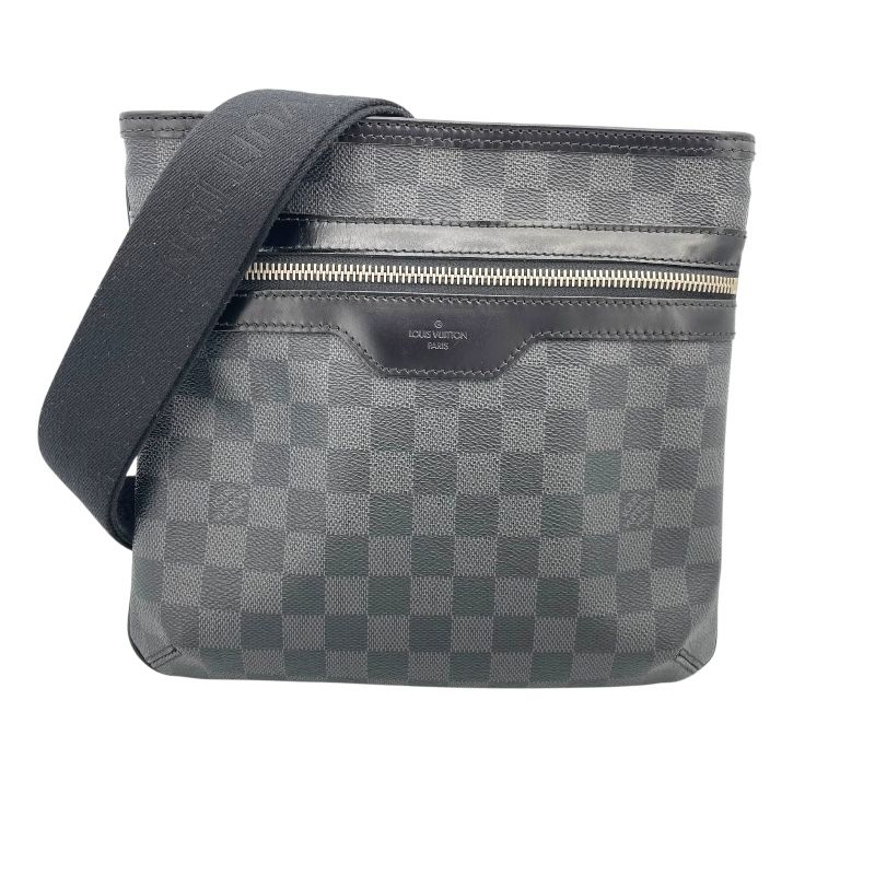 Louis Vuitton Thomas N58028 Black Damier Graphite Shoulder Bag