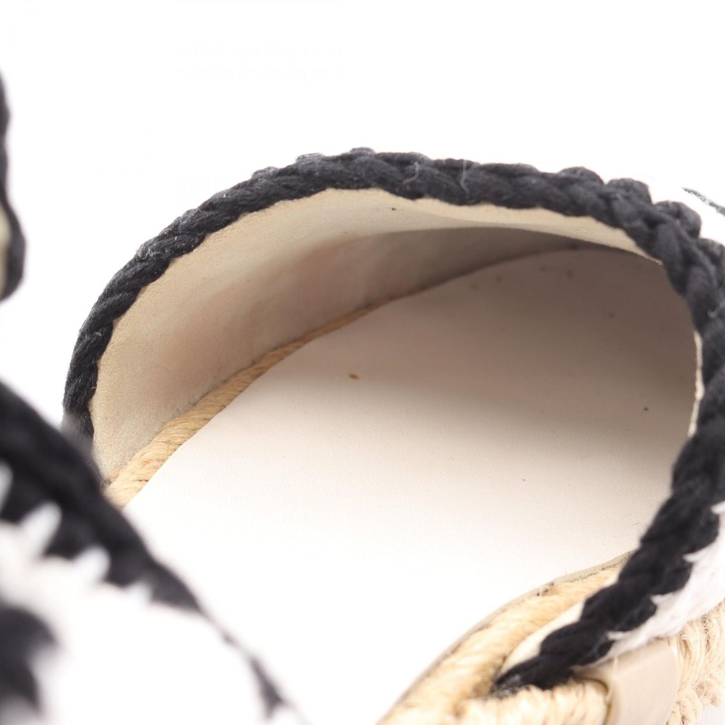 CHANEL Coco Mark Leather Sandals - Timeless Elegance in White & Black