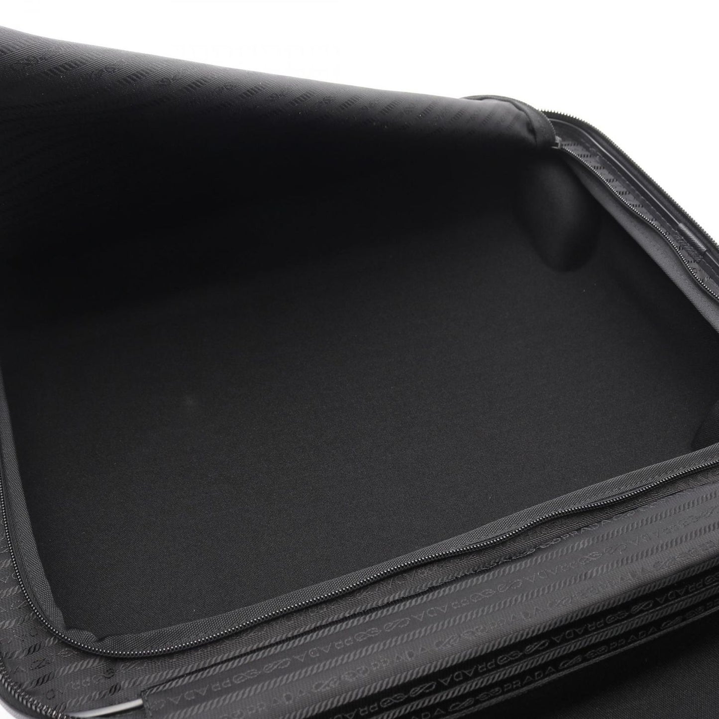 PRADA Policarbonato Trolley Carry-On - Black Saffiano Leather