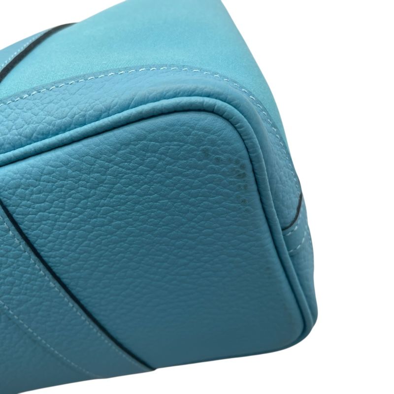 HERMES Garden Party TPM Handbag - Light Blue, 2018 Edition