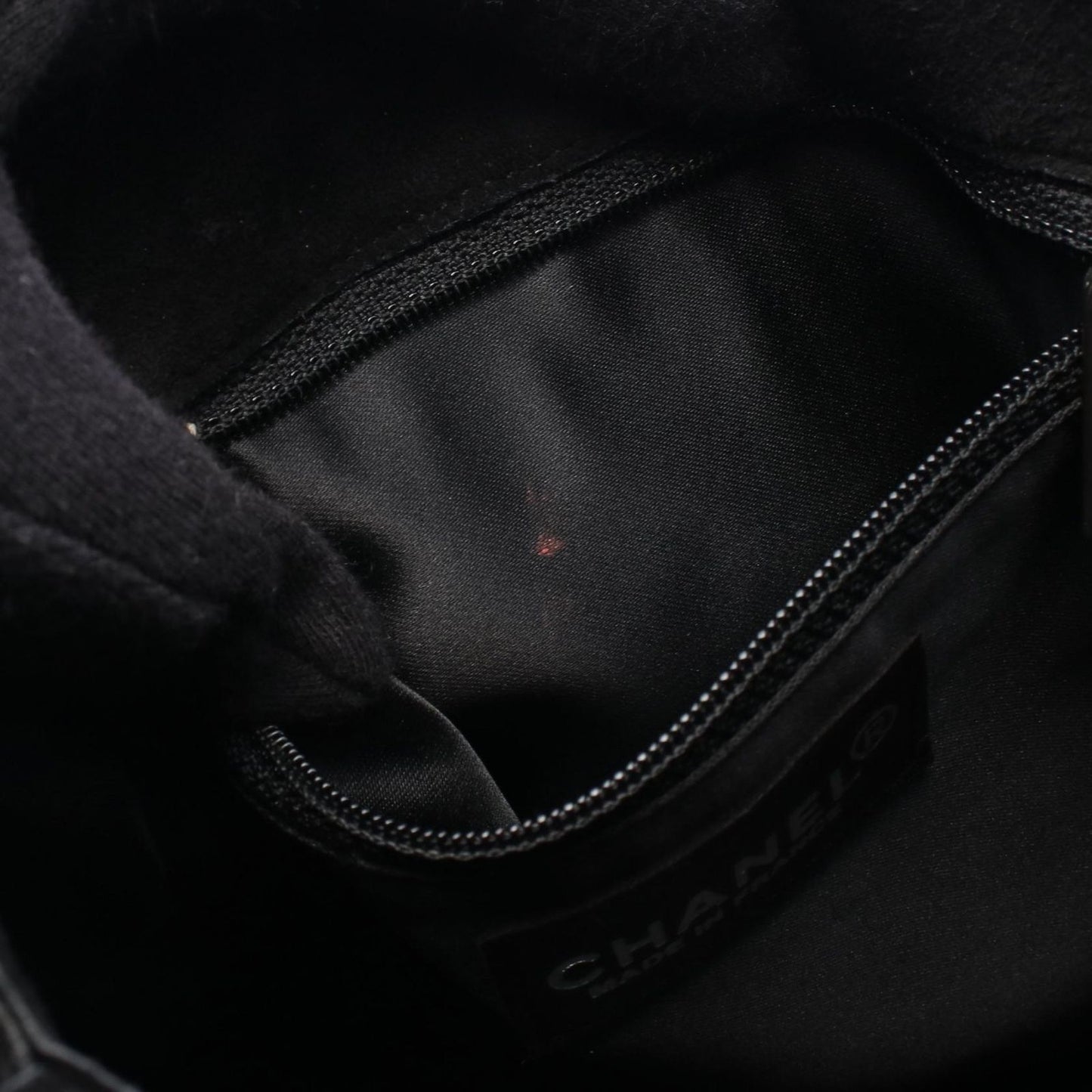 CHANEL Coco Mark Black Suede Tote Bag - Timeless Elegance