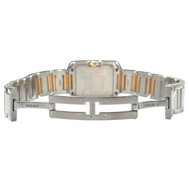 Cartier Tank Anglaise SM W5310019 Silver PG/SS Ladies Watch