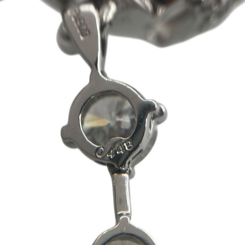 Exquisite K18WG & Pt900 Diamond Earrings - 0.4ct Total Weight