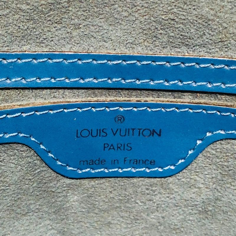 Louis Vuitton Saint Jacques Blue Epi Leather Shoulder Bag