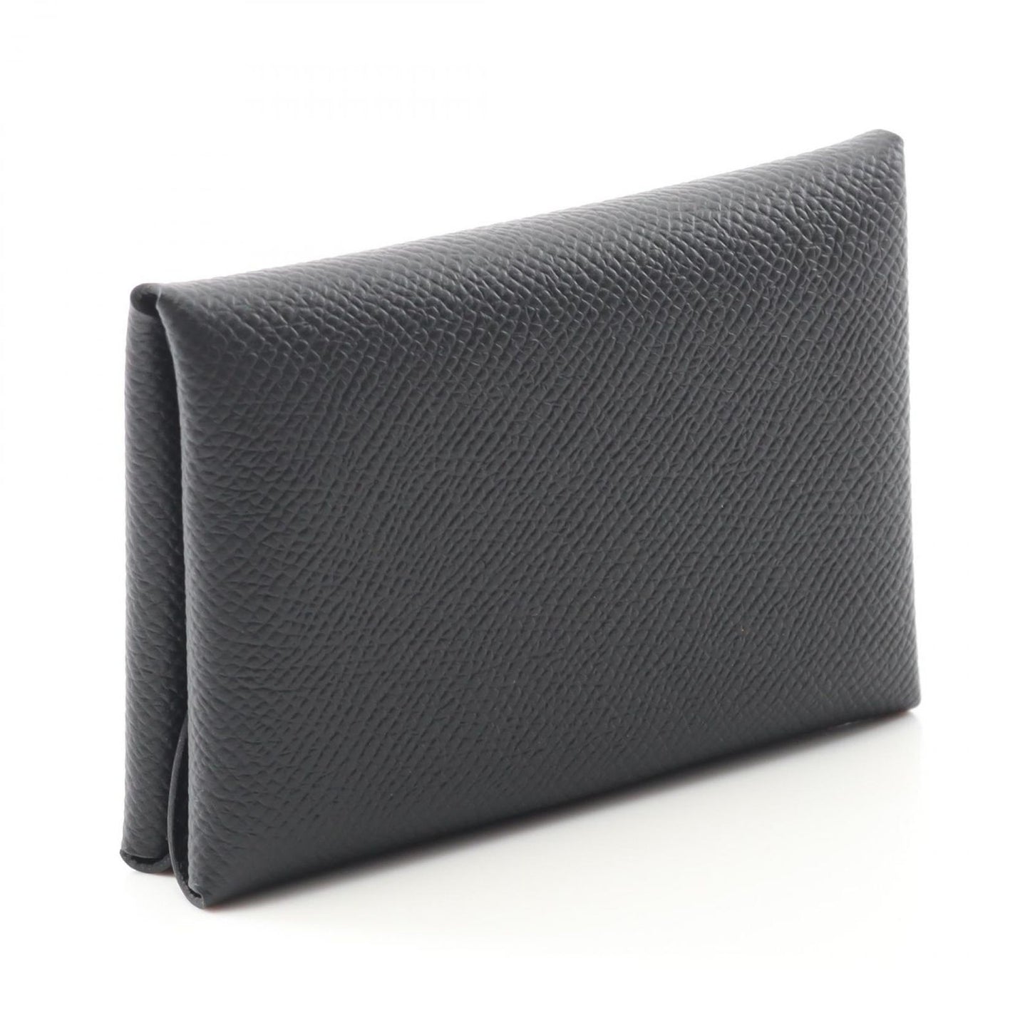 HERMES Calvi Duo Coin Case in Black - Unused Luxury Accessory
