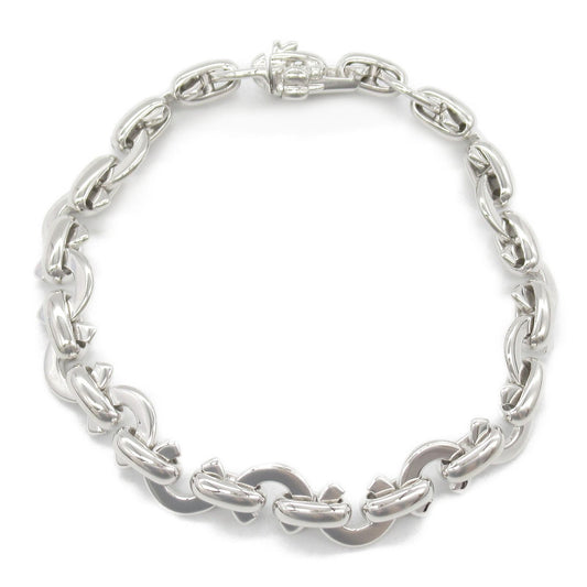 CHANEL K18WG White Gold Charm Bracelet - Exquisite Elegance