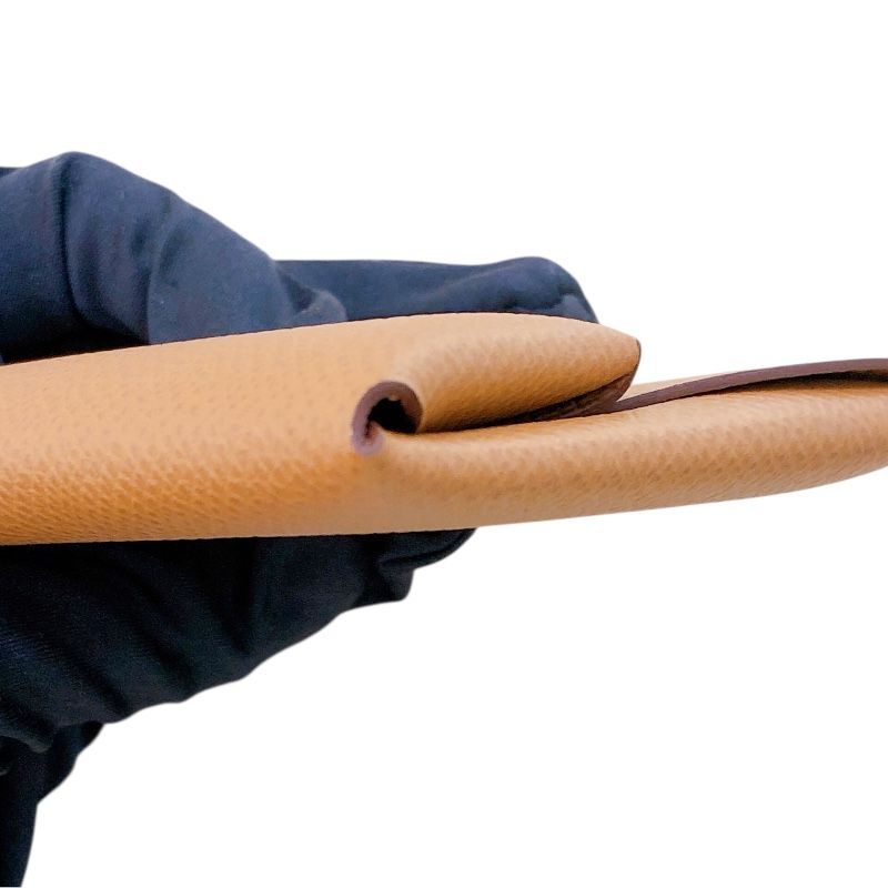 HERMES Bastia Coin Case in Gold with Silver Hardware - Unused Luxury