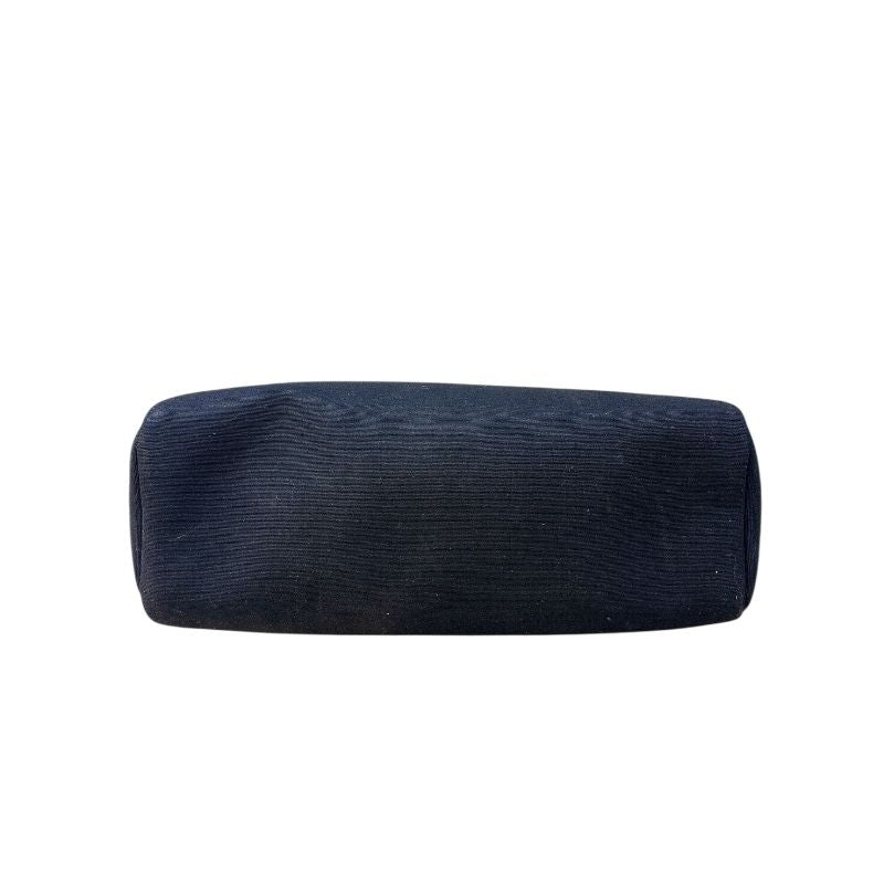 HERMES Émile Bag PM in Black & Gold with Silver Hardware