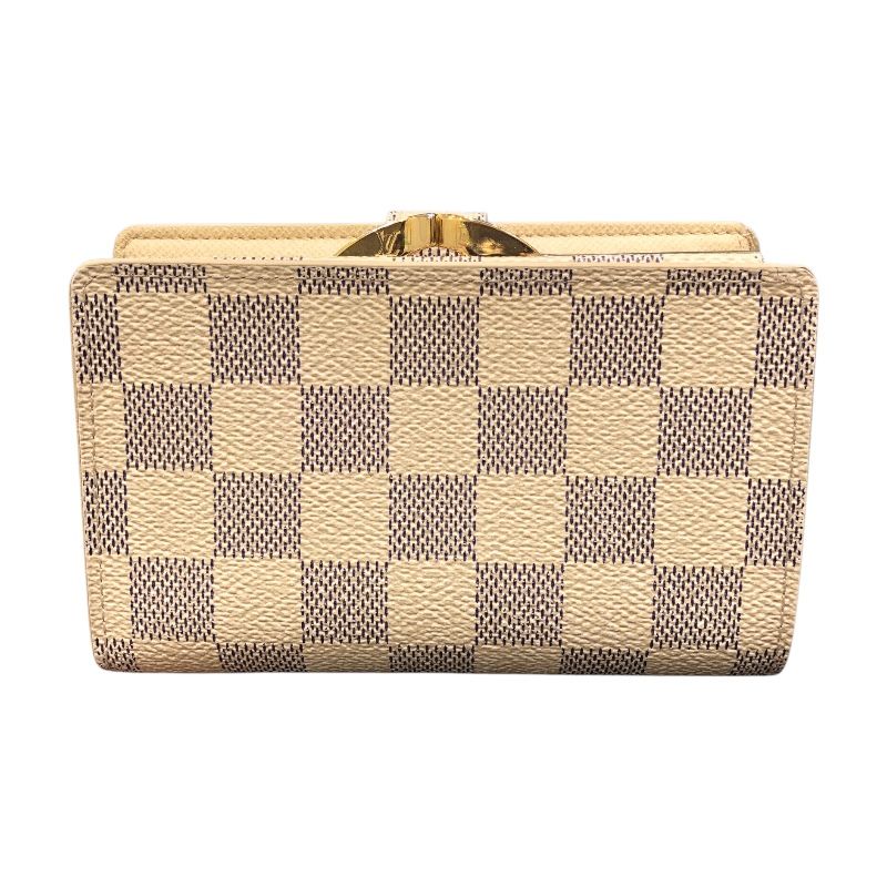 Louis Vuitton Portefeuille Viennois M61676 - White Damier Azur Wallet