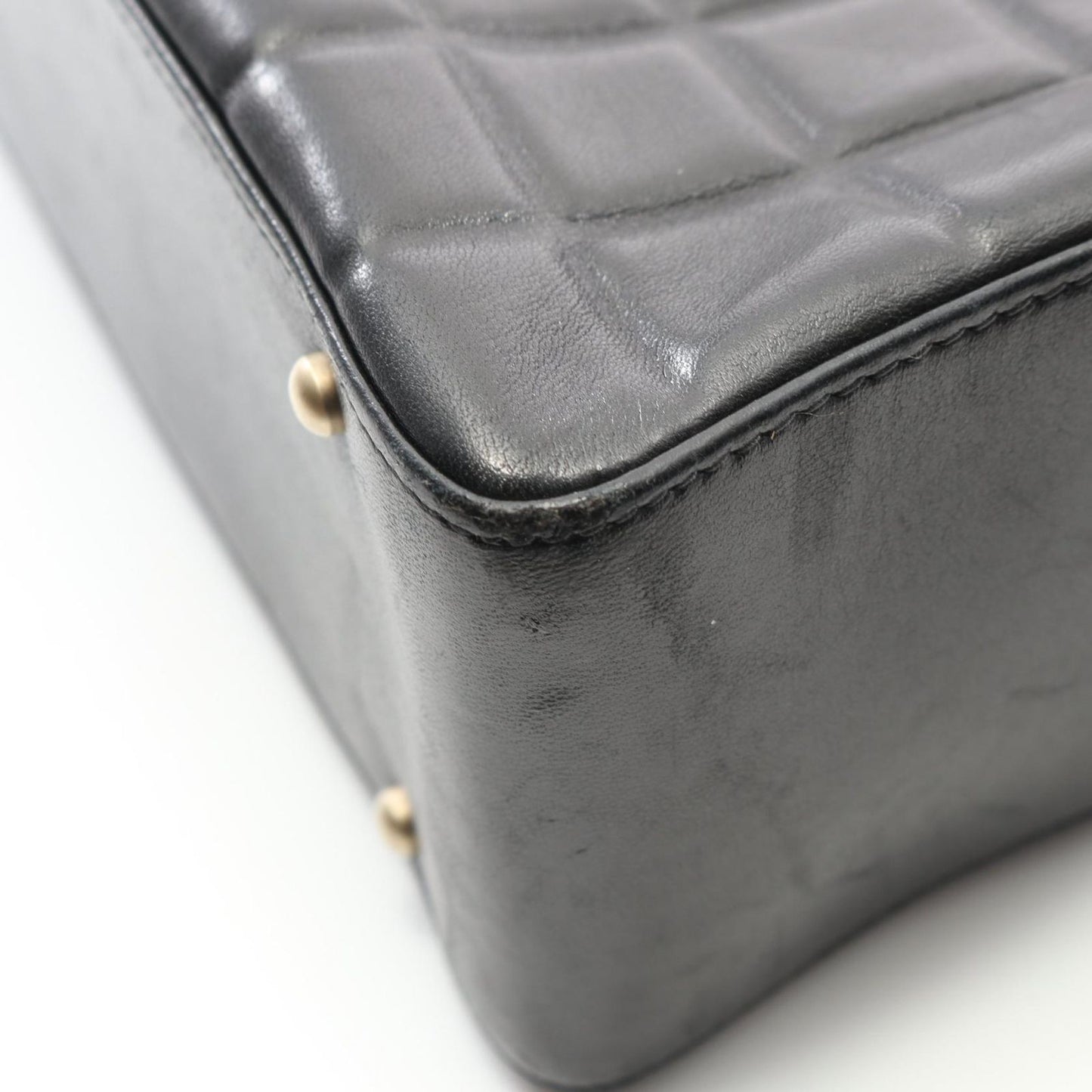 CHANEL Chocolate Bar Tote Bag in Black Lambskin - Timeless Elegance