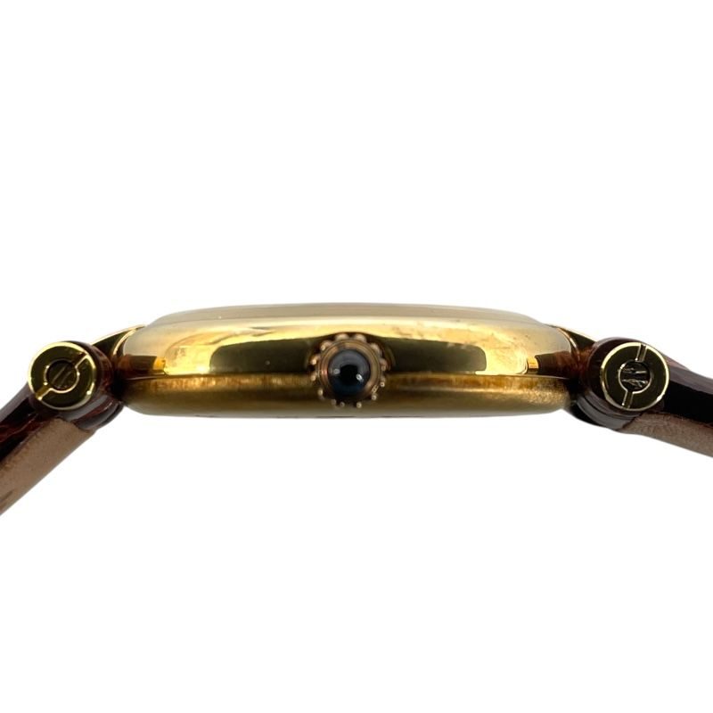 Cartier Must de Vendôme Ivory SV/GF Ladies Watch - Timeless Elegance
