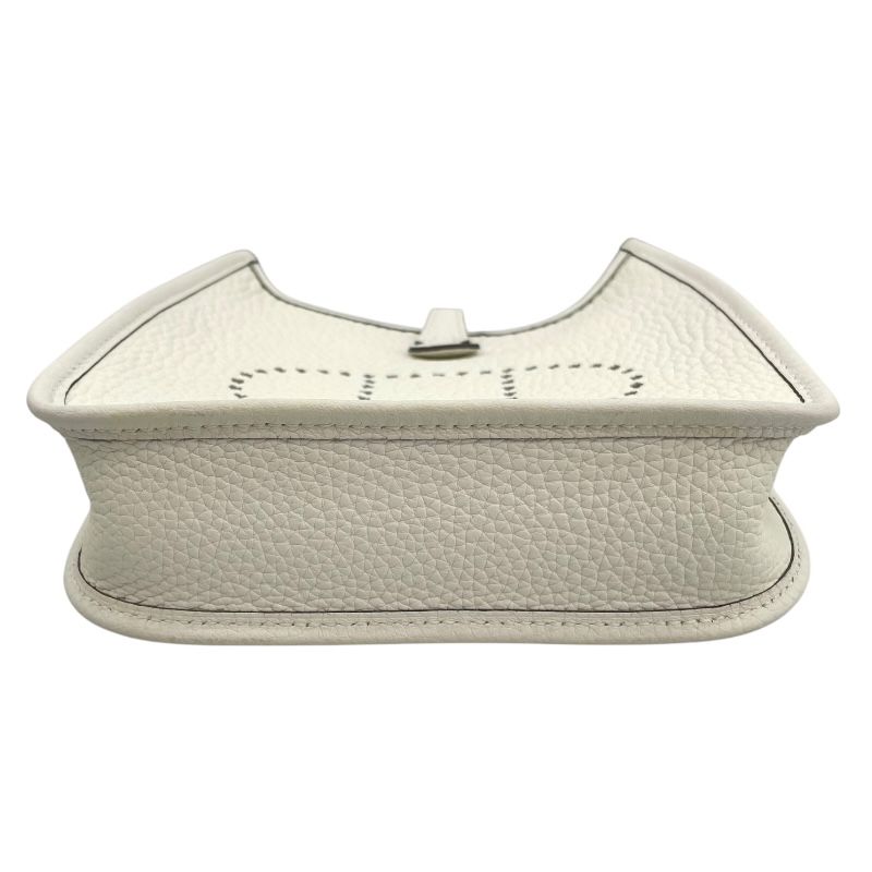 HERMES Evelyne TPM in New White with Gold Hardware - Exquisite Luxury