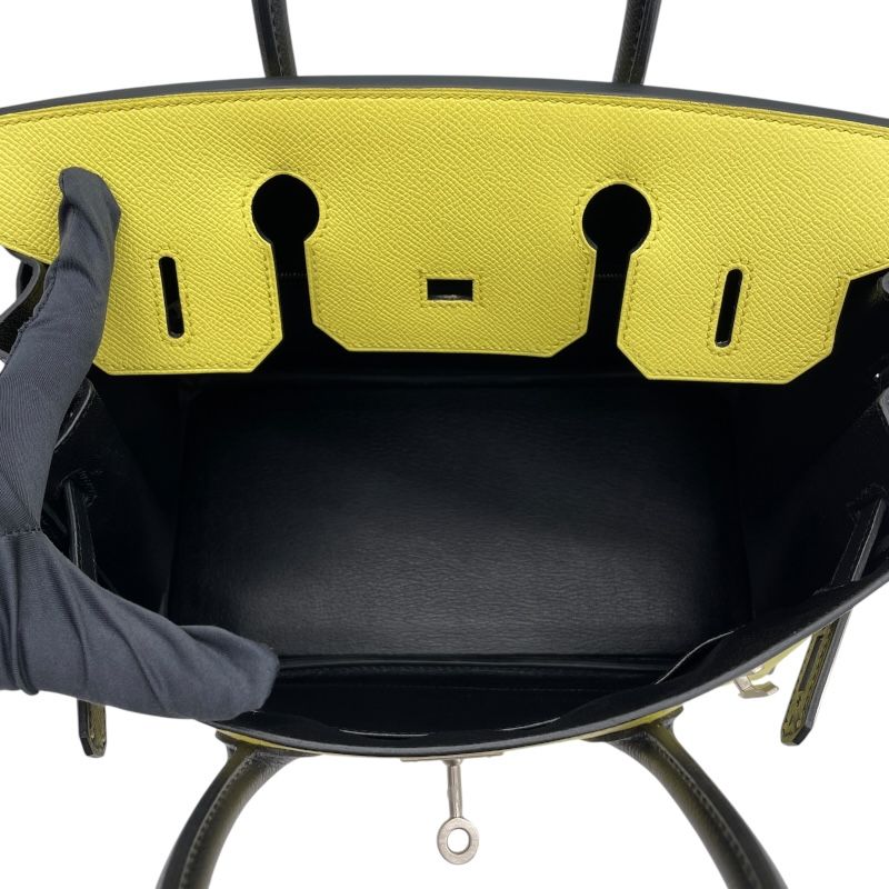 HERMES Birkin 30 Personal Order - Suffle & Black with Silver Hardware