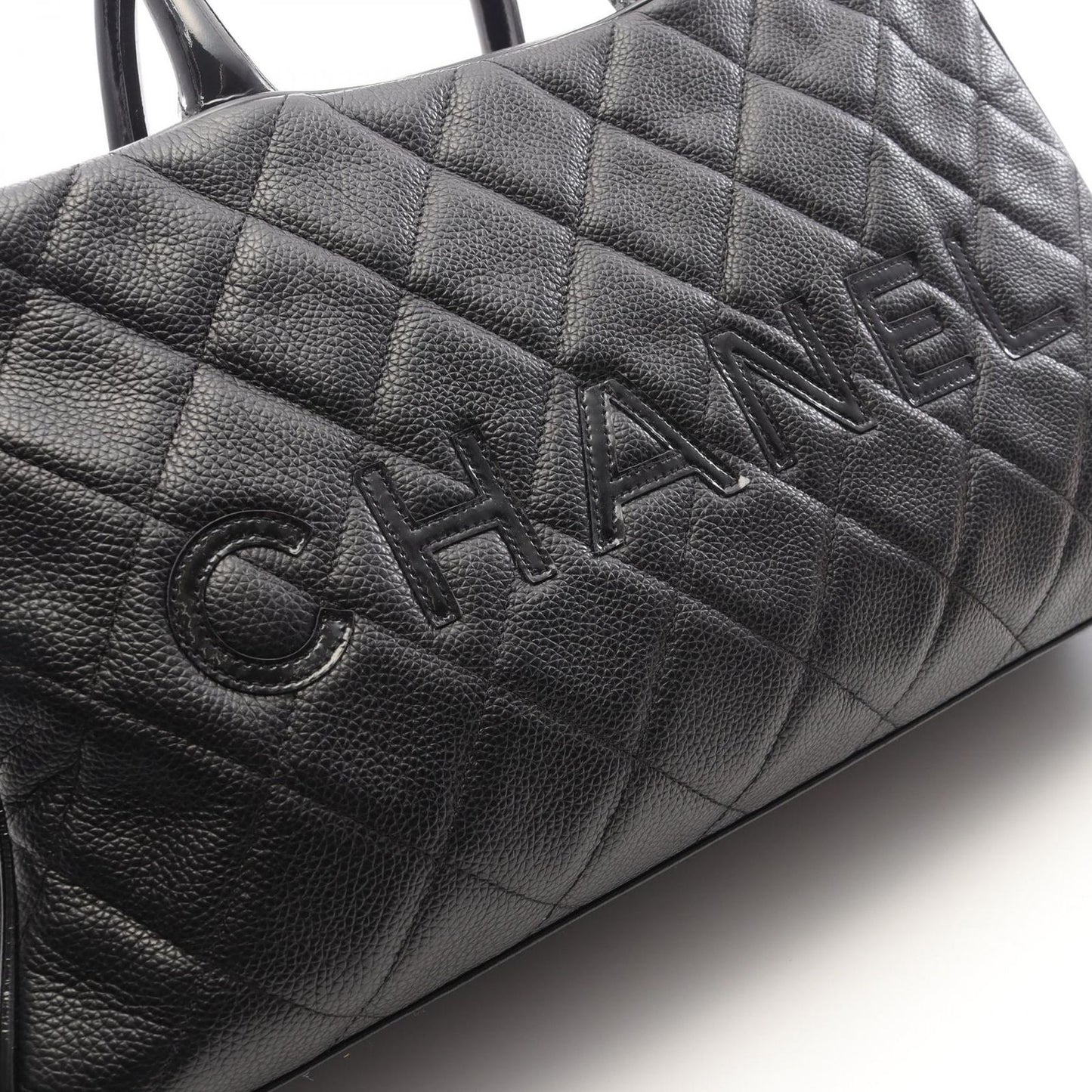 CHANEL Matelassé Tote Bag in Black Calfskin - Timeless Elegance