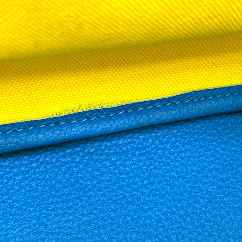 HERMES Puresangle Tote Bag in Lime Green & Blue - Exquisite Craftsmanship