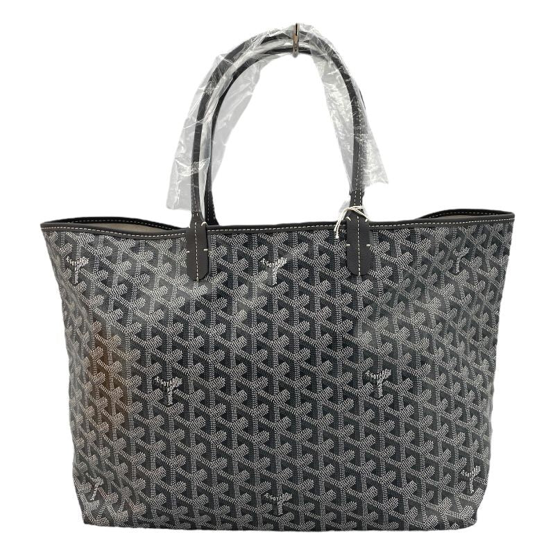 GOYARD Saint Louis PM Unisex Tote Bag in Gray Goyardine Canvas