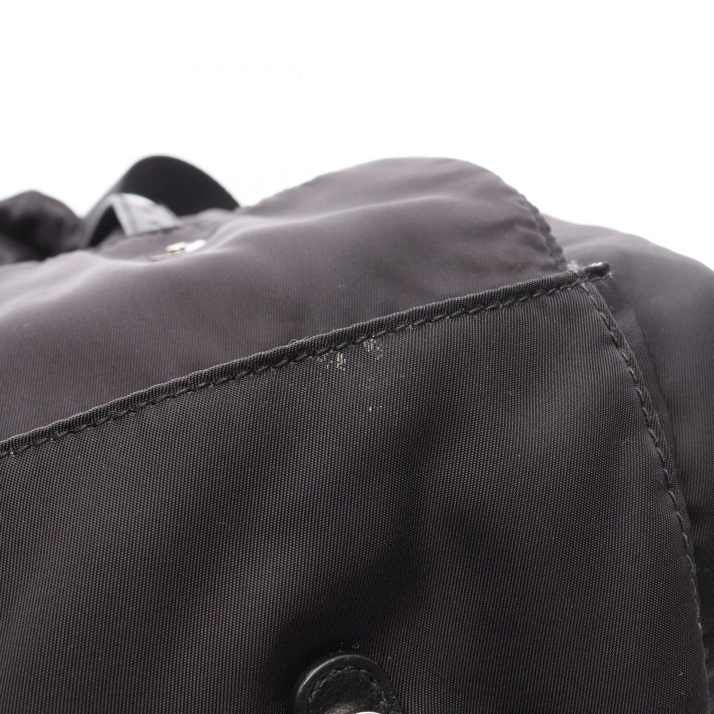 PRADA VELA Black Nylon & Leather Backpack - Timeless Elegance