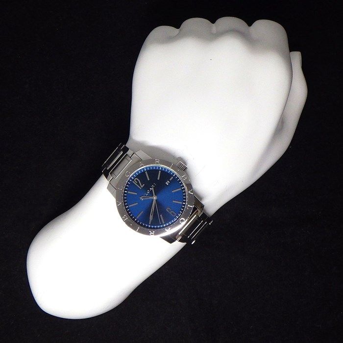 BVLGARI BVLGARI BB41S Automatic Watch with Blue Dial - Exceptional Craftsmanship