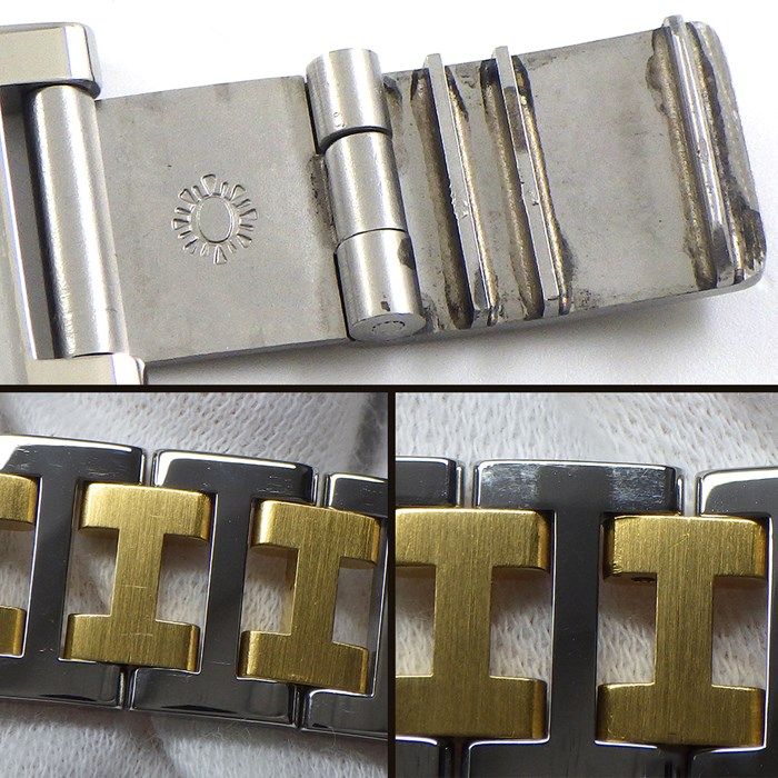 HERMES Clipper CL4.220 Ivory Dial Quartz Watch - Exquisite Craftsmanship