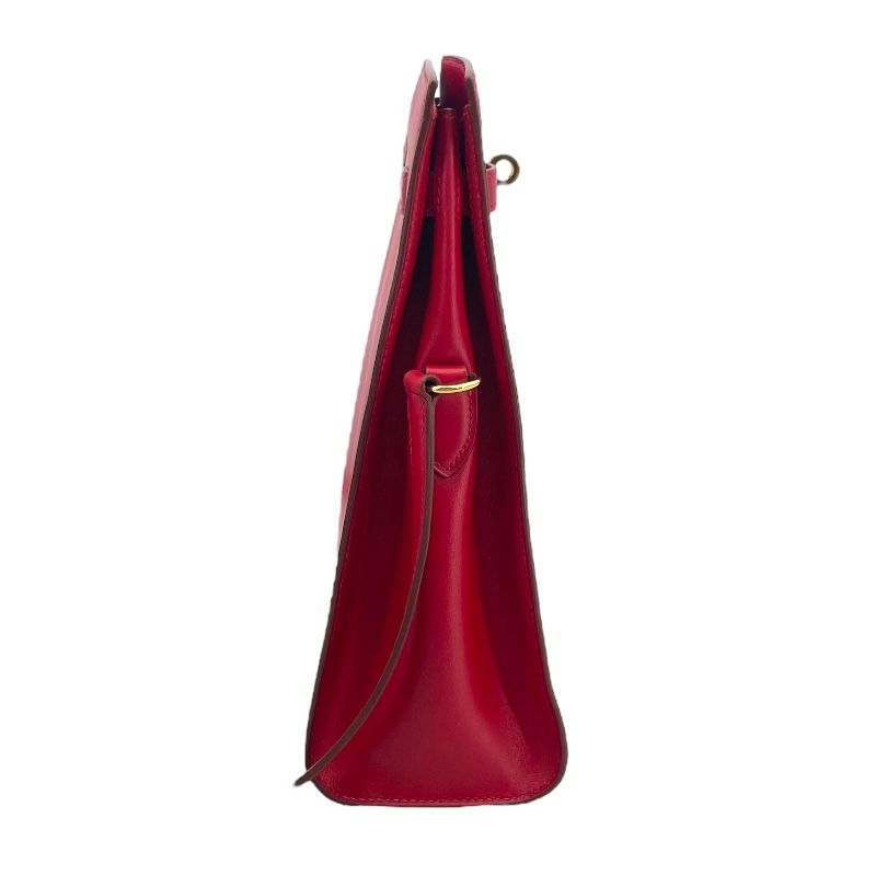 HERMES Kelly Sport PM in Rouge Vif with Gold Hardware