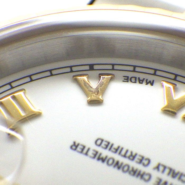 Rolex Datejust 79173 - 2001, Roman Index, White Dial, K18YG & SS