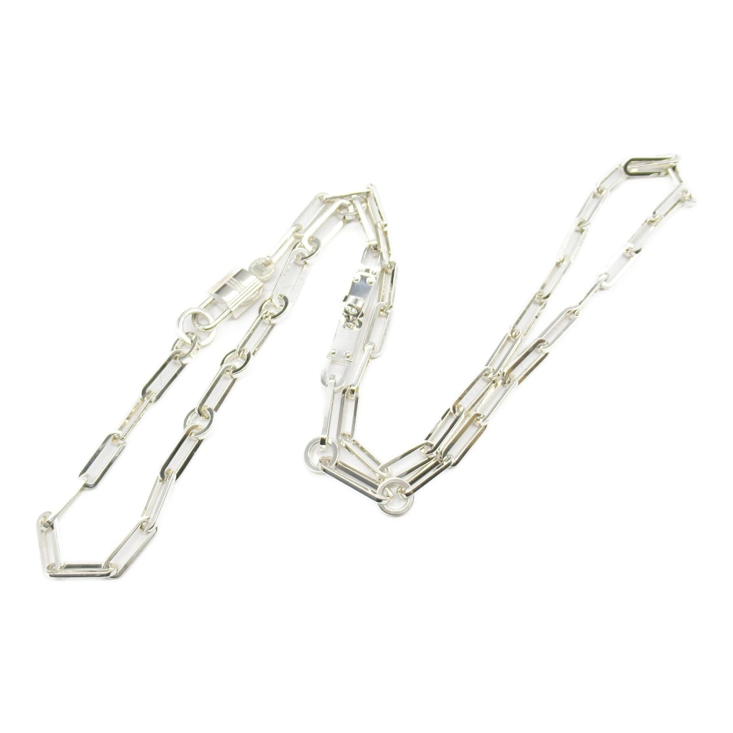 HERMES Kelly Chain Necklace in Silver 925 - Timeless Elegance