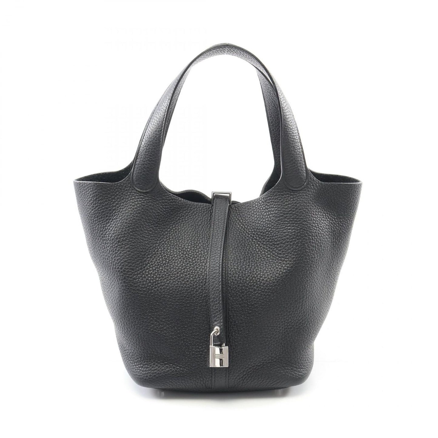 HERMES Picotin Lock MM Handbag in Black - Timeless Elegance