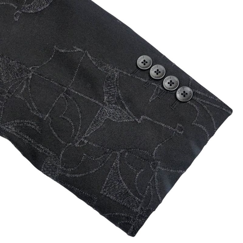 Louis Vuitton Tailored Jacket in Black Wool - Size 48