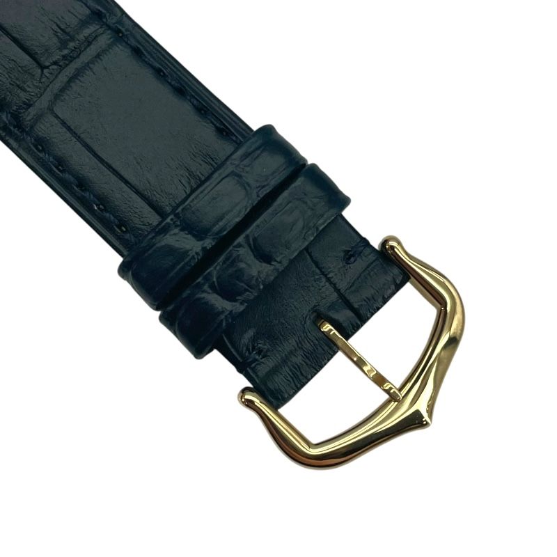 Cartier Santos-Dumont WGSA0115 Navy K18YG Leather Quartz Watch