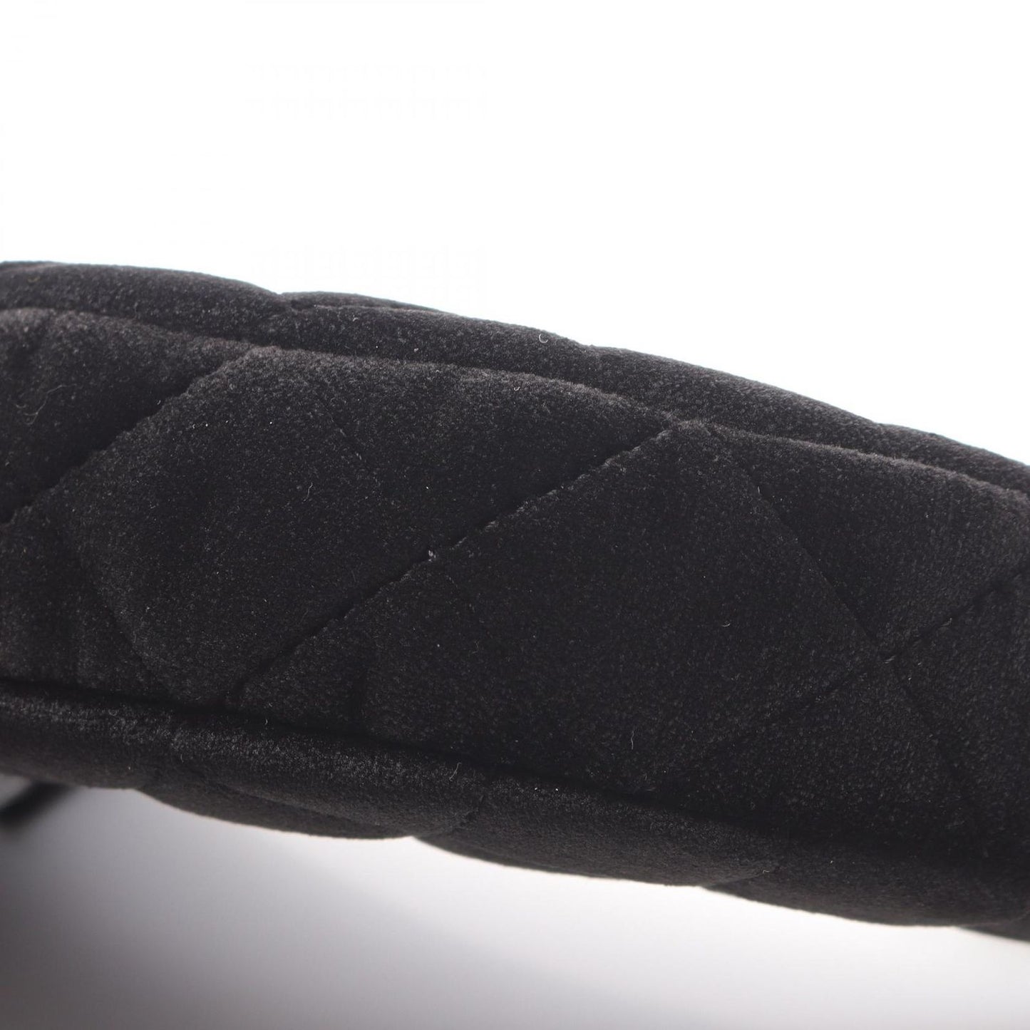 CHANEL Mini Matelassé Hobo Shoulder Bag - Black Fabric