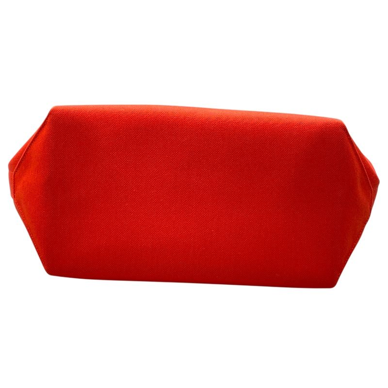 HERMES Staple 28 Handbag in Orange/Blue - Exquisite Craftsmanship