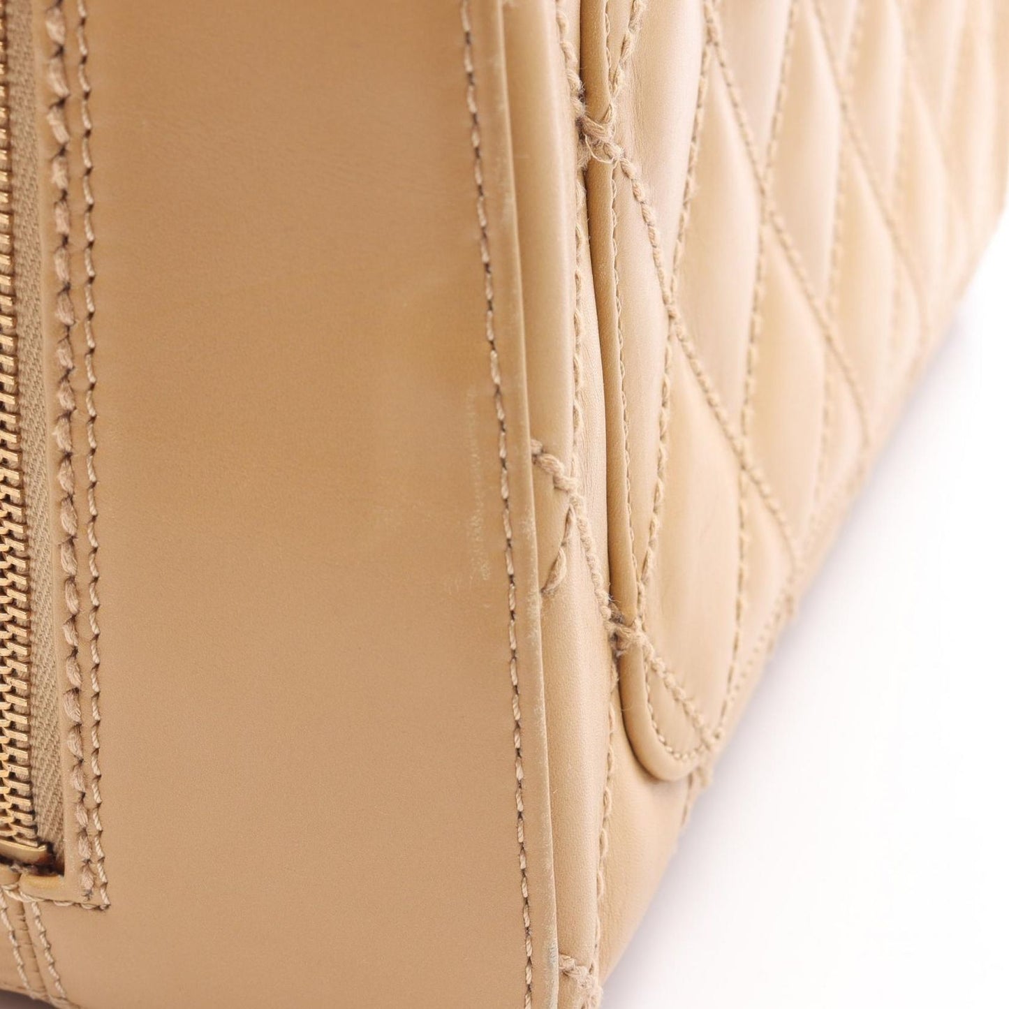 CHANEL Wild Stitch Tote Bag in Beige Leather - Timeless Elegance