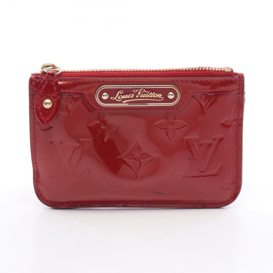 Louis Vuitton Monogram Vernis Key Case in Rouge Grenadine