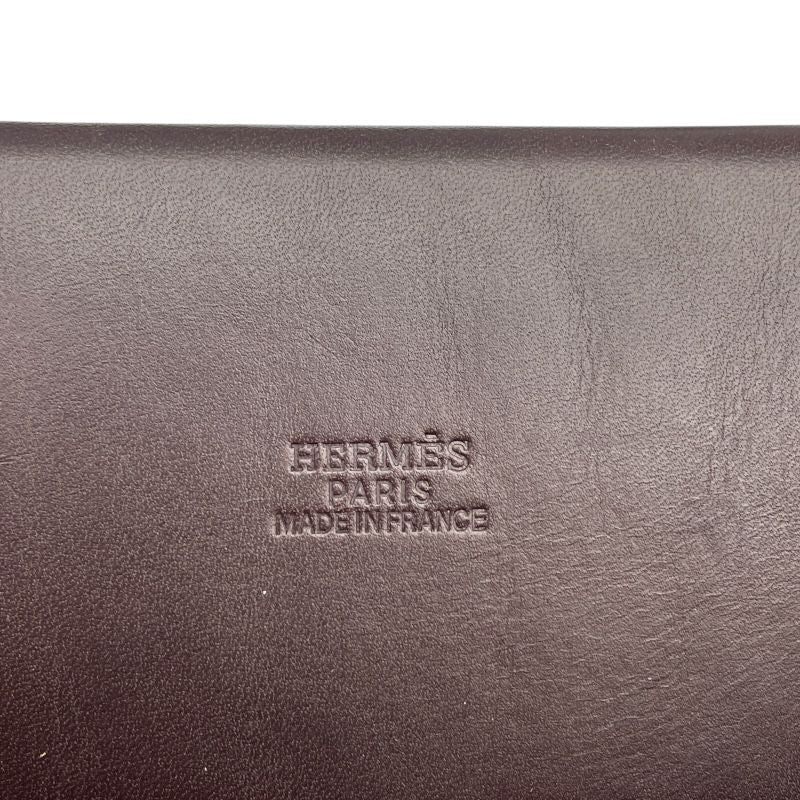 HERMES Émile Bag Cabas PM in Orange & Red with Gold Hardware