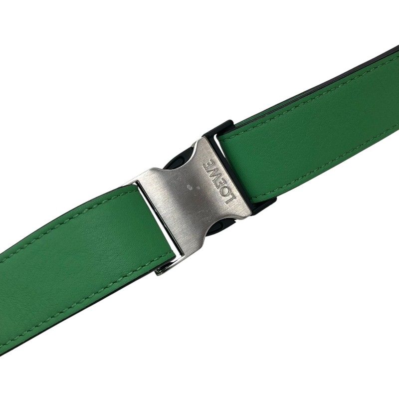 LOEWE Puzzle Mini Album Bag in Green Calf Leather - Unisex