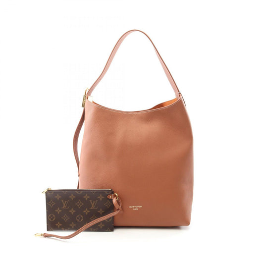 Louis Vuitton Rucky Hobo MM Shoulder Bag in Cognac Leather