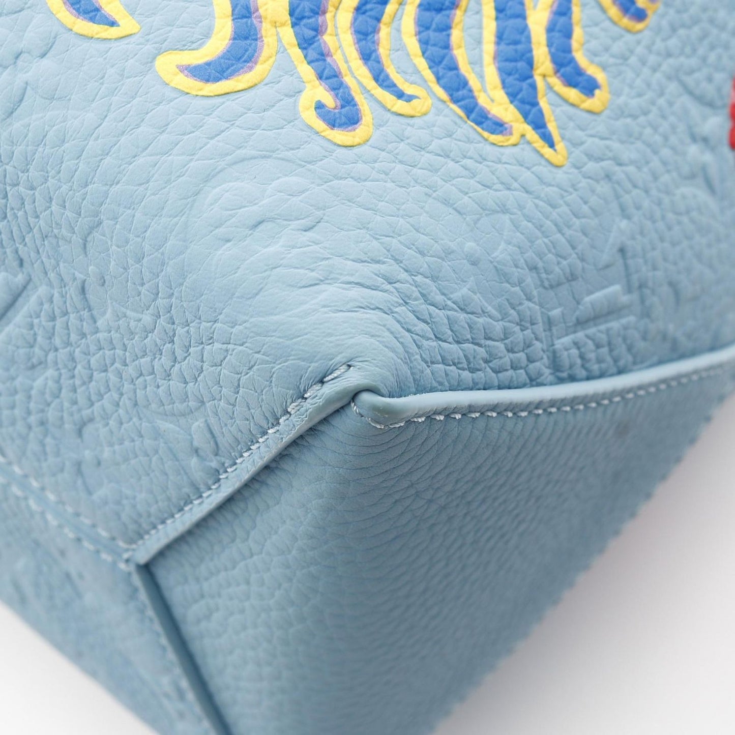 Louis Vuitton x Yayoi Kusama Weekend Tote - Exquisite Blue Leather