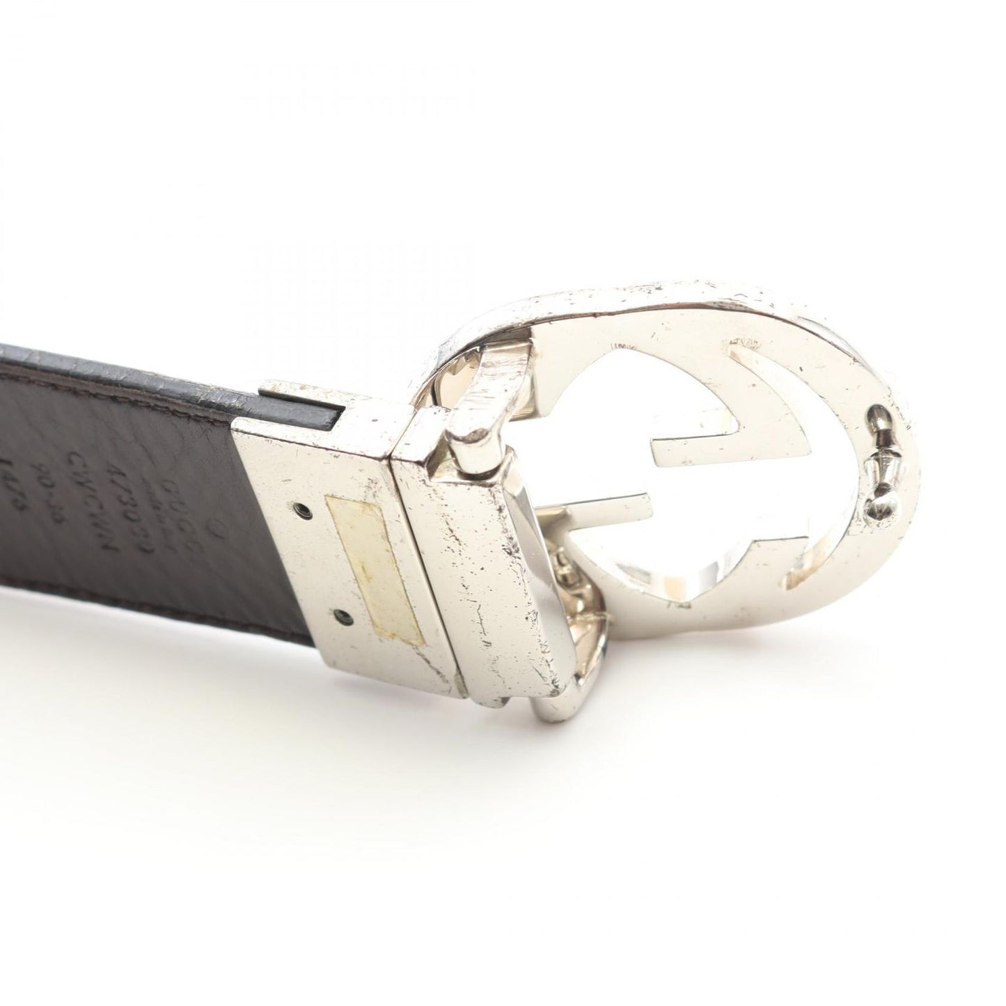 GUCCI Signature Interlocking G Leather Belt - Timeless Elegance