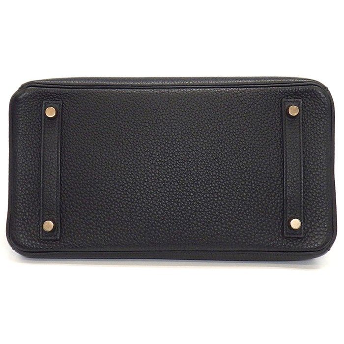 HERMES Birkin 30 Bag - 2019 Black Togo with Rose Gold Hardware