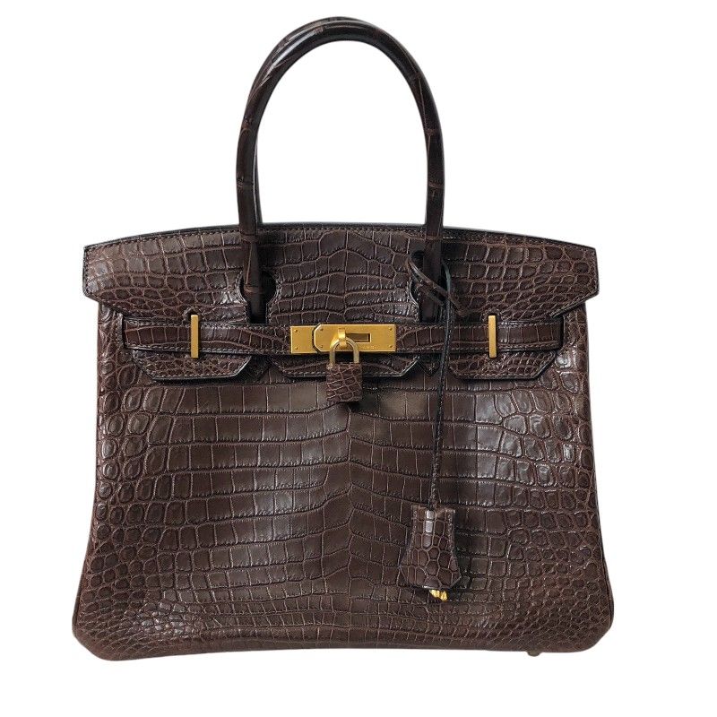 HERMES Birkin 30 in Grey Elephante with Gold Hardware - Iconic Luxury Handbag