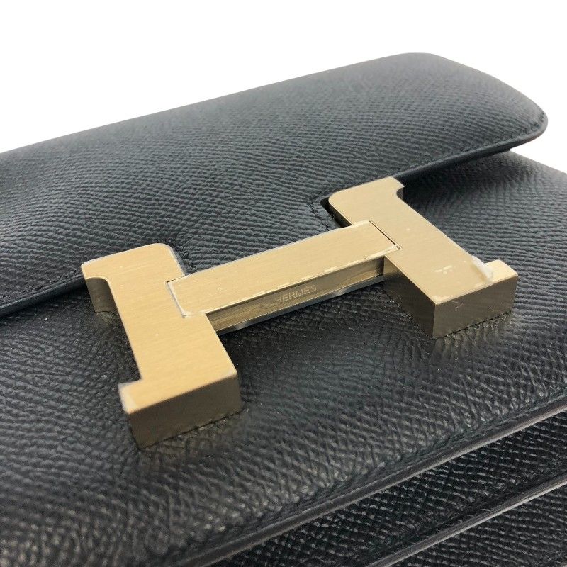 HERMES Constance 3 Mini Black & Gold Hardware - Timeless Elegance