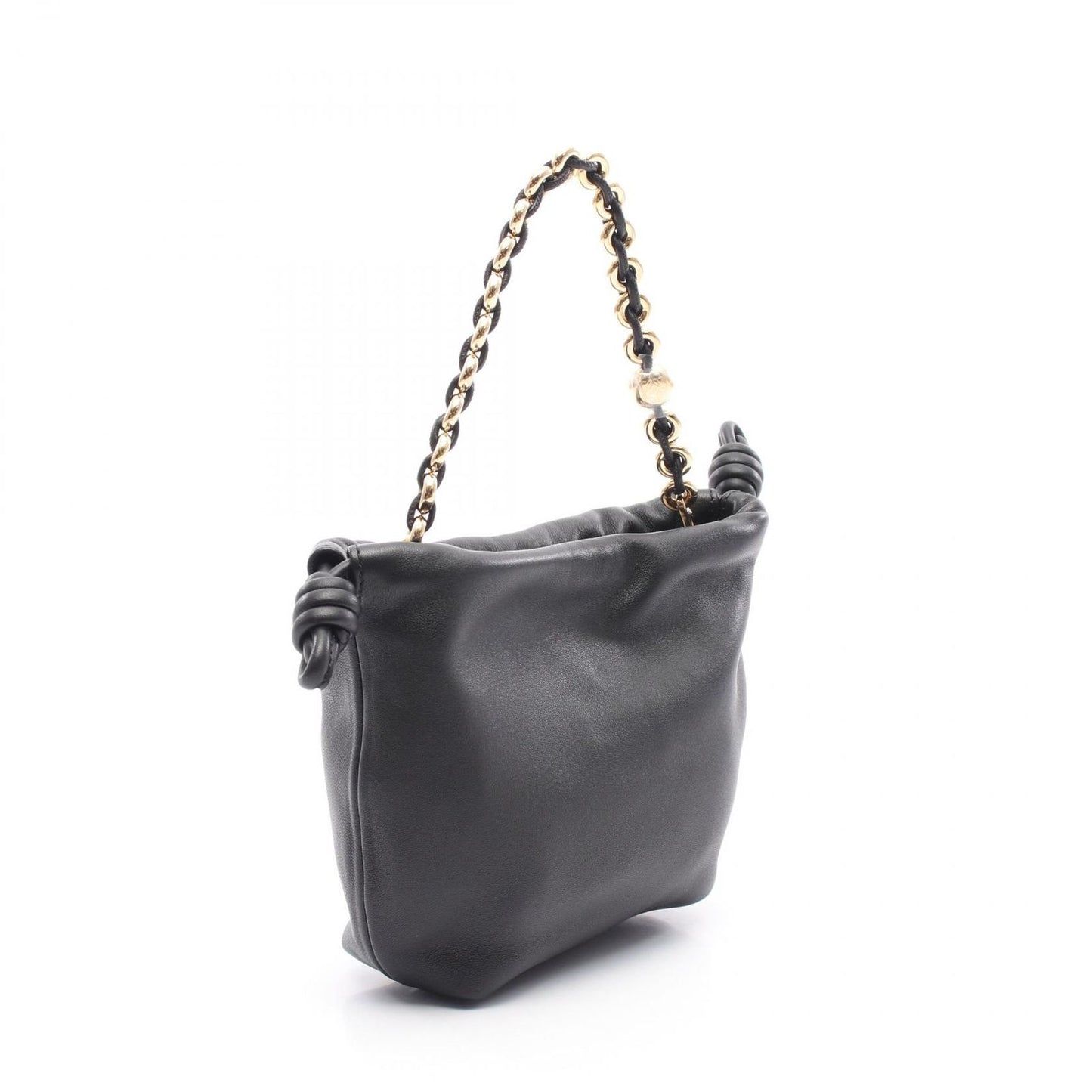LOEWE Flamenco Mini Handbag in Black Leather - Exquisite Craftsmanship