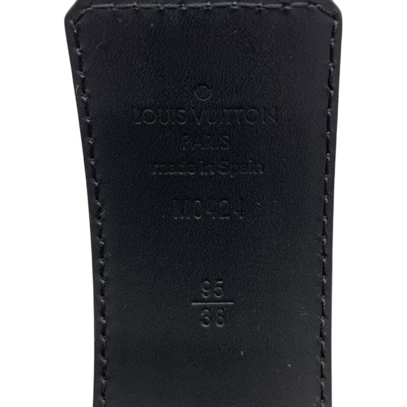 Louis Vuitton LV Initial 40MM Belt in Black Taurillon Leather