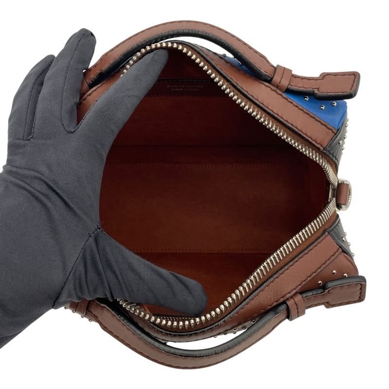 TOD’S GONCINI Multicolor Leather Shoulder Bag with Studs