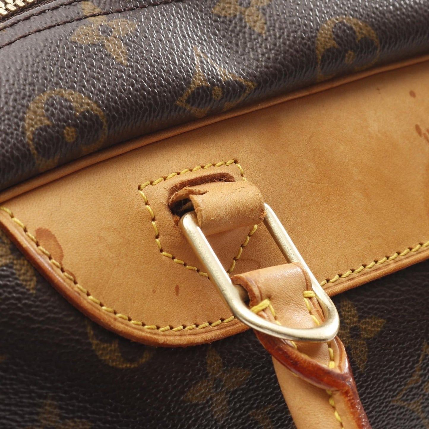 Louis Vuitton Deauville Bowling Vanity Monogram Handbag - Timeless Elegance