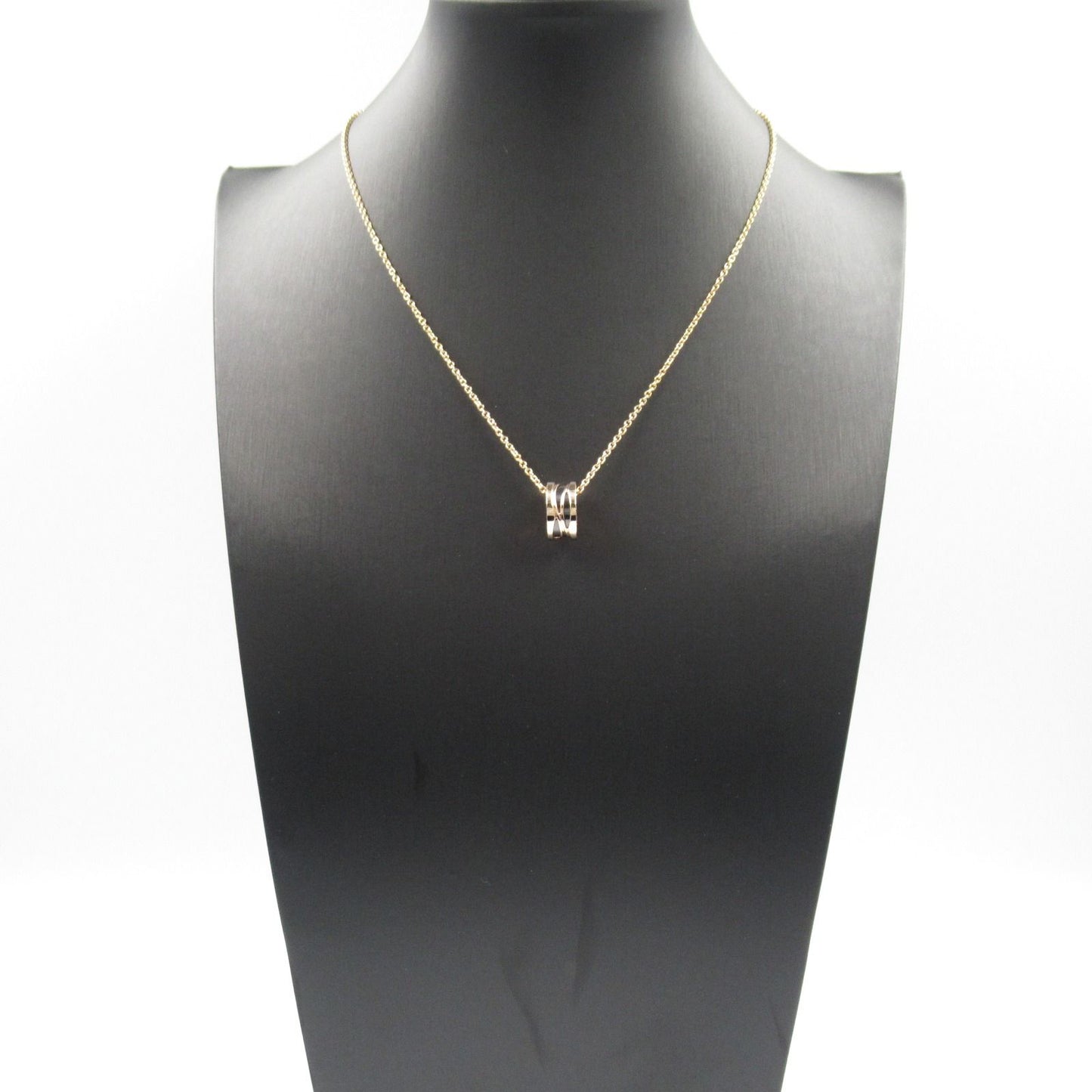 BVLGARI B-zero1 Ceramic Necklace in K18 Pink Gold