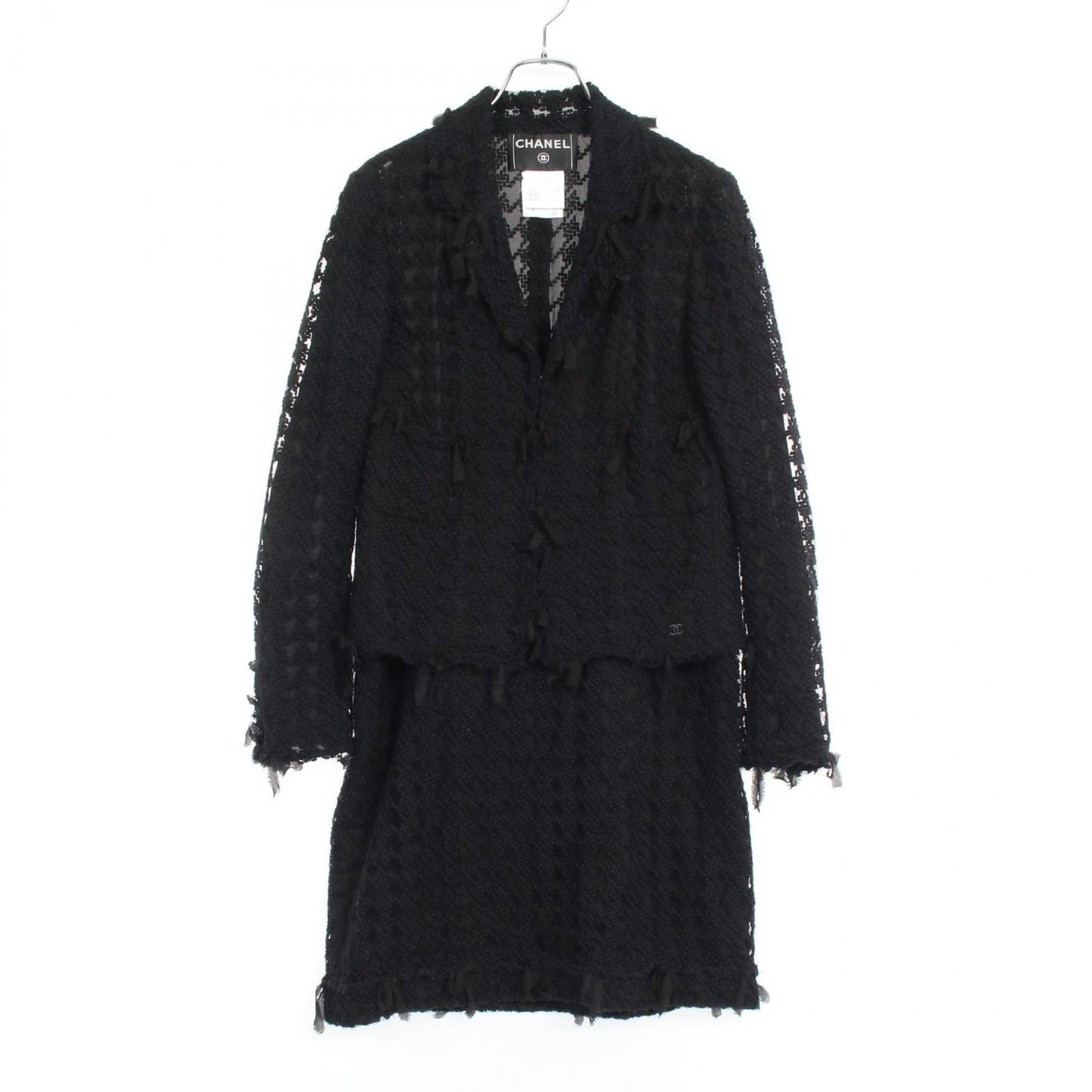 CHANEL Black Wool Suit - Timeless Elegance for the Modern Woman