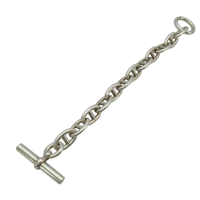 HERMES Chaine d'Ancre Bracelet 12 Links in Silver SV925