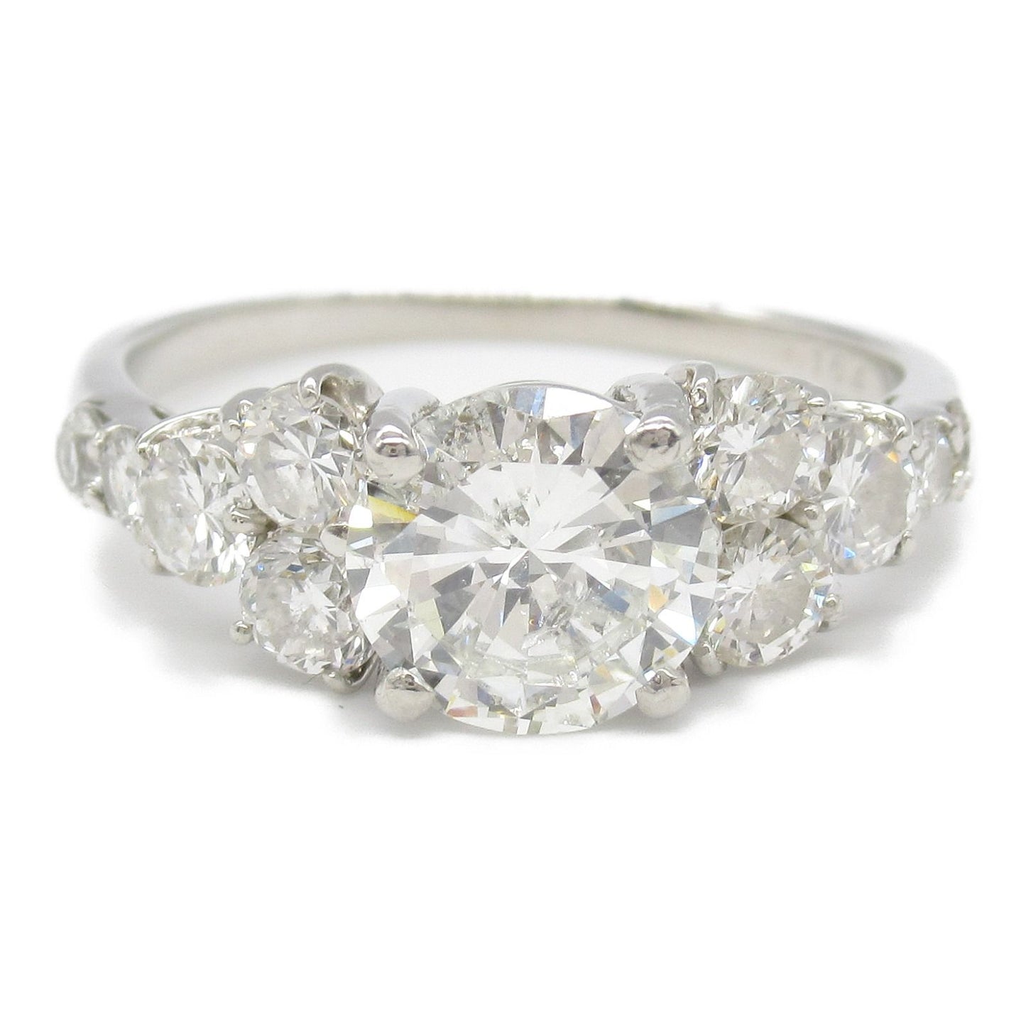 Exquisite JEWELRY Diamond Ring in Platinum - Size 11.5