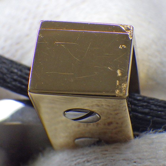 Cartier Santos 100 Pendant Necklace in K18 Yellow Gold & Stainless Steel